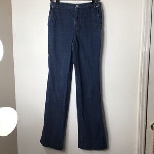 APC + Vanessa Seward jeans designer women 40 blue straight high rise classic